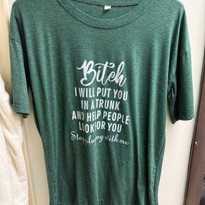 Green Graphic Tee